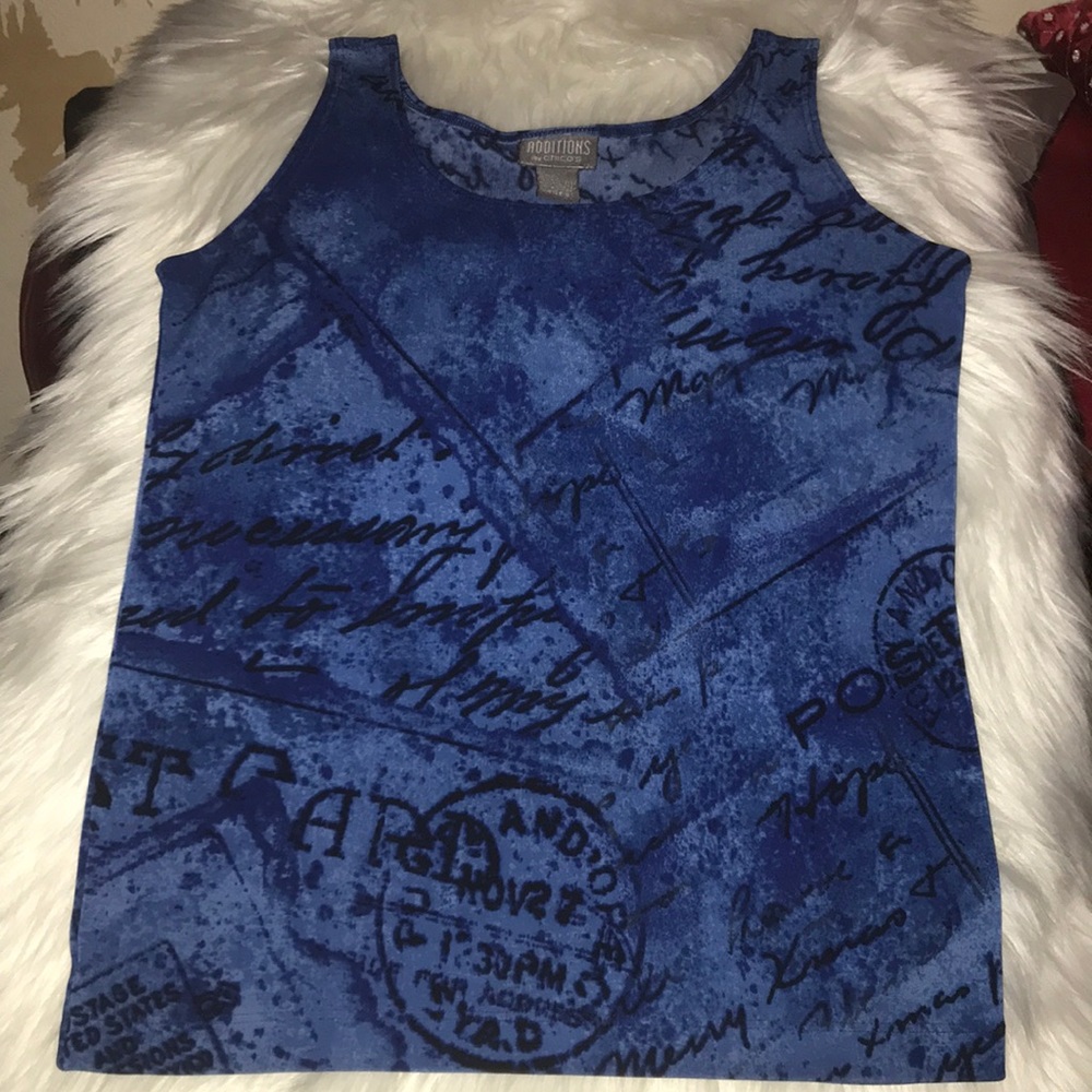 Blue tank top